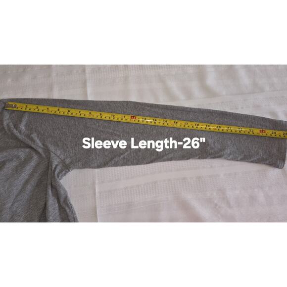 Halloween Grey Gray Womens Tshirt Top Sz XXL 20 Pima Cotton Haunting Long Sleeve - Picture 14 of 15